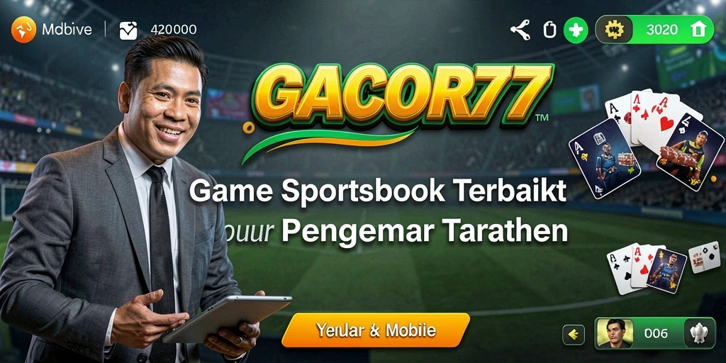 Tampilan permainan taruhan olahraga GACOR77 yang menarik dan interaktif.