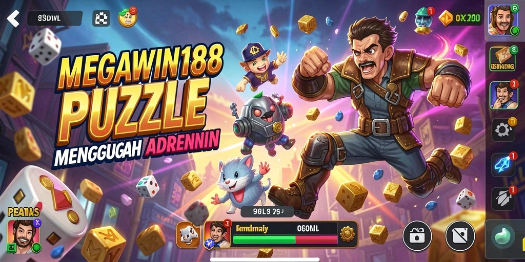 Tampilan gameplay MEGAWIN188 dengan teka-teki yang menantang.