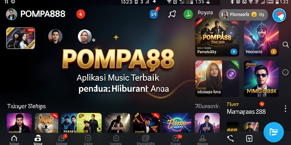 Screenshot gameplay POMPA88 yang menunjukkan interaksi musik.
