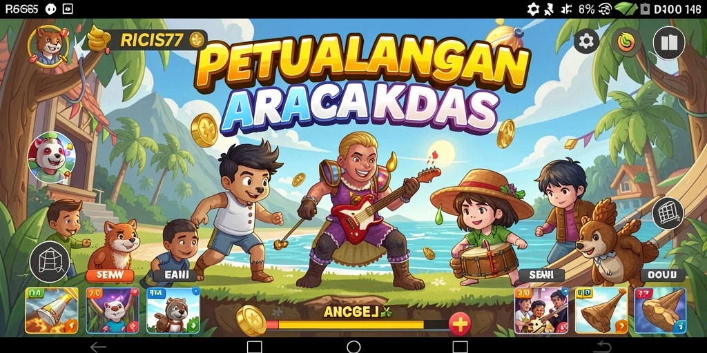 Screenshot RICIS77 menampilkan gameplay yang seru dan menantang.