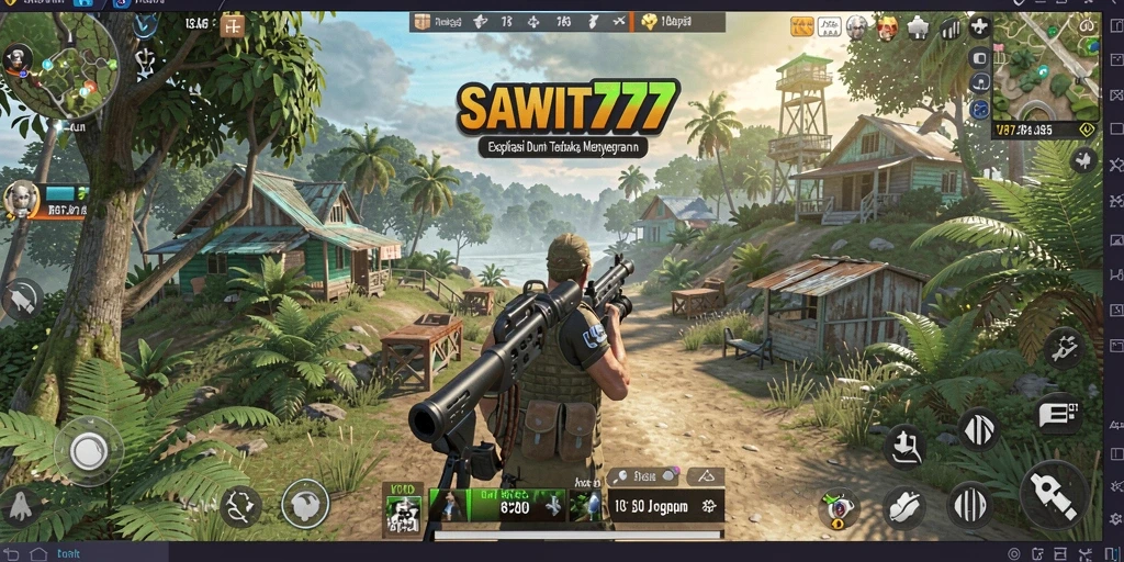Tampilan menakjubkan dari gameplay Open World di SAWIT777.